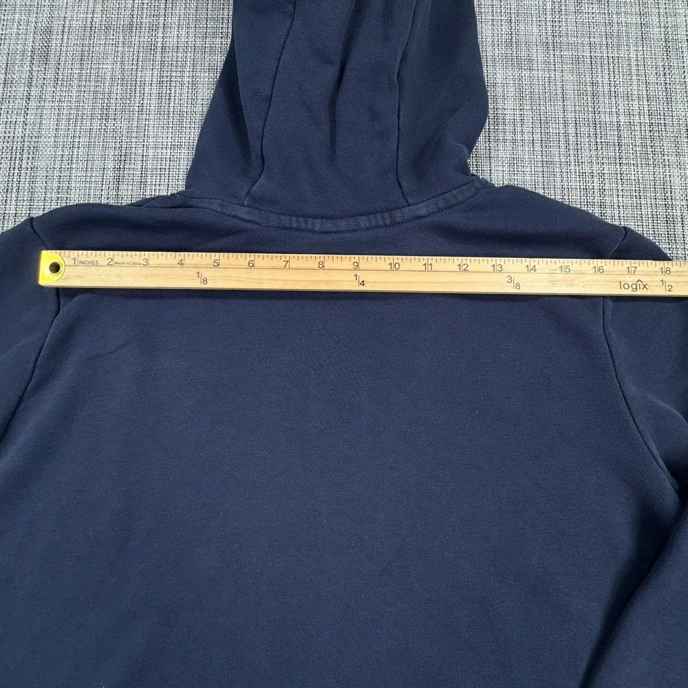Nike Womens Sportswear Club Fleece Pullover Hoodie Navy Blue XL Athletic